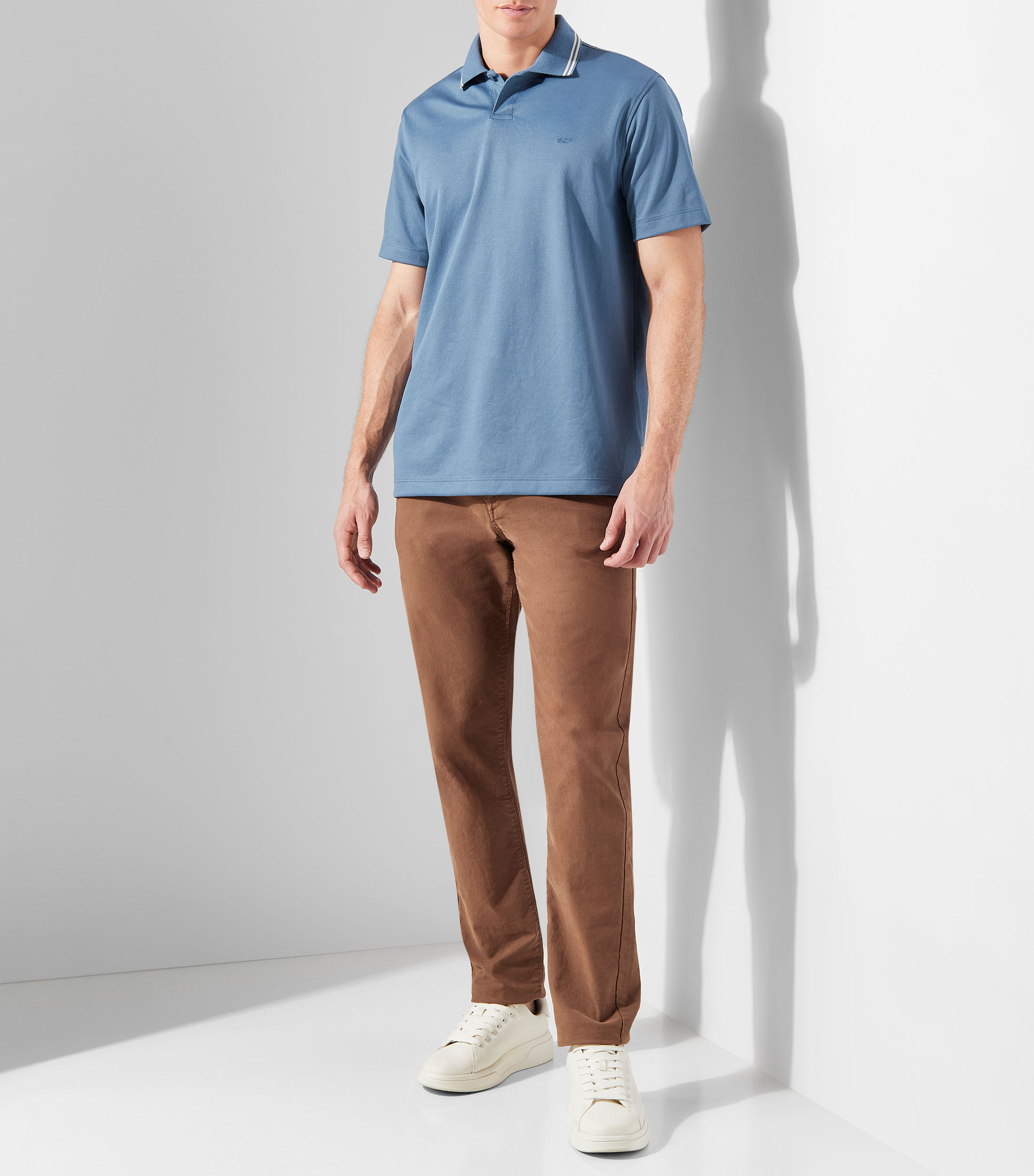 Playera tipo polo manga corta Hombre